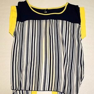 Sleeveless open back blouse